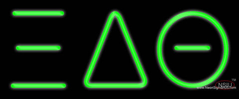 Xi Delta Theta Real Neon Glass Tube Neon Sign 