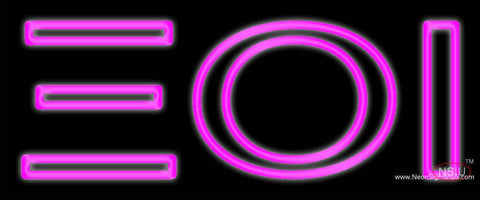 Xi Omicron Lota Real Neon Glass Tube Neon Sign 