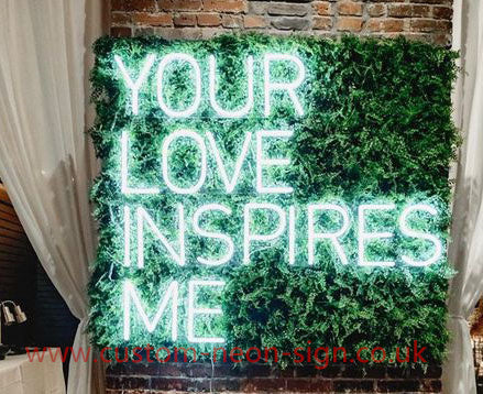 You Love Inspires Me Wedding Home Deco Neon Sign 