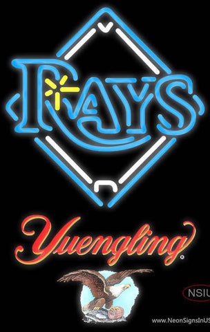 Yuengling Tampa Bay Rays MLB Real Neon Glass Tube Neon Sign 