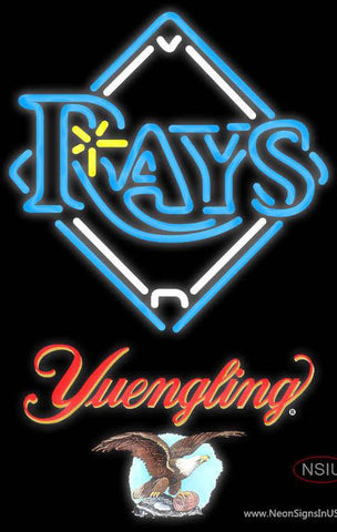 Yuengling Tampa Bay Rays MLB Real Neon Glass Tube Neon Sign