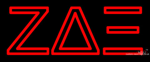 Zeta Delta Xi Neon Sign