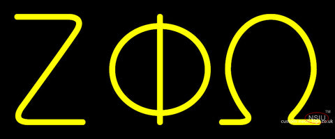 Zeta Phi Omega Neon Sign 