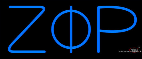 Zeta Phi Rho Neon Sign  